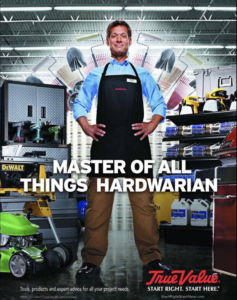 Print ad for True Value Hardware ca. 2012